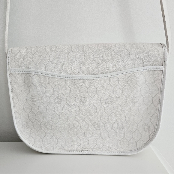 Authentic DIOR Set Honeycomb Versatile Shoulder Crossbody Pochette Wallet 2pc - Picture 5 of 16